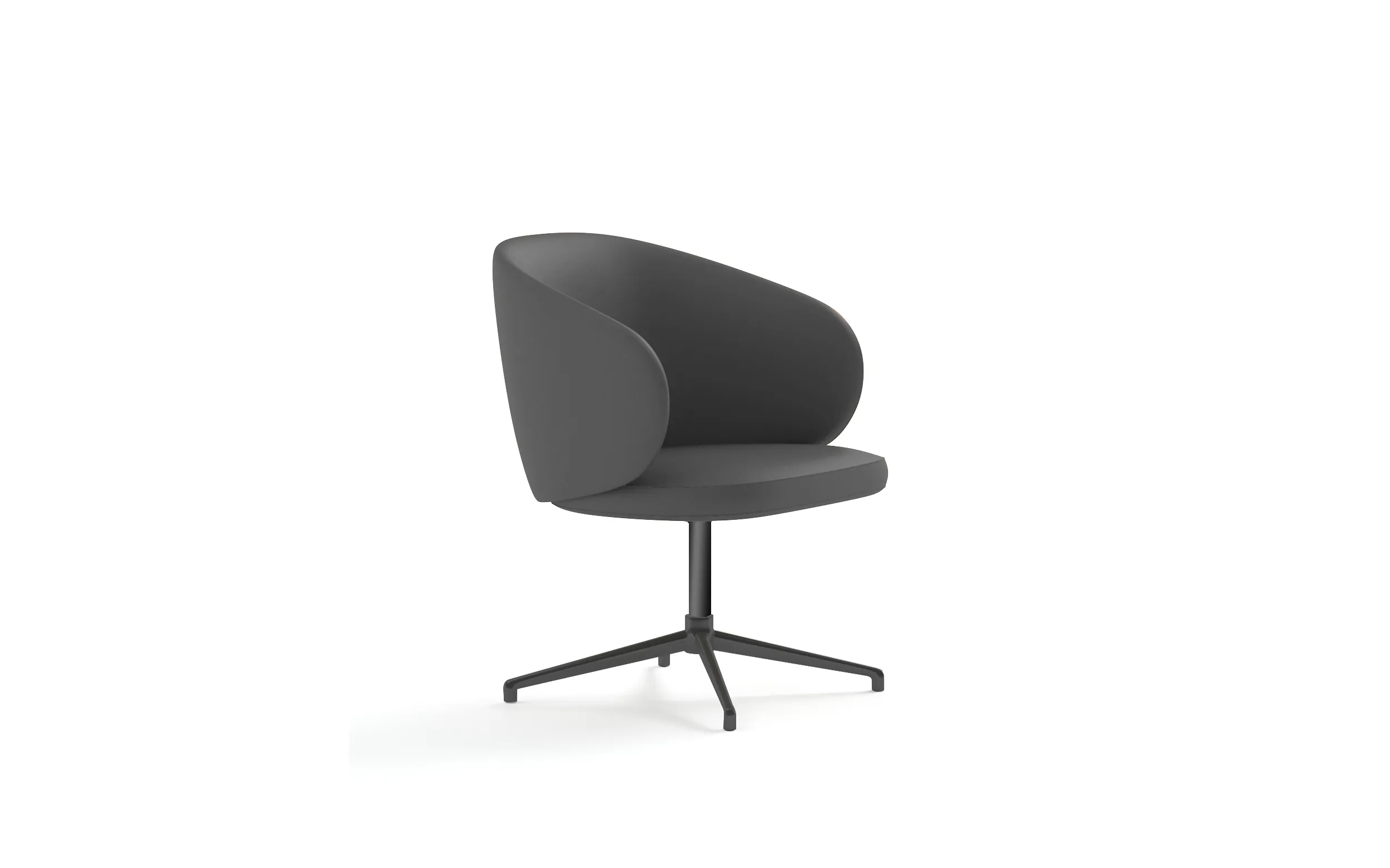 Moon Armchair 4-Star base - PU Leather